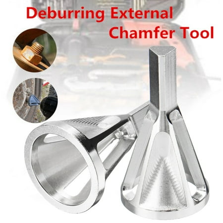 Mrosaa Deburring Tool Bit Chamfer Drill External Uniburr Pro Stainless Steel 4-19mm, 1
