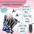 thumbnail image 5 of Mark and Lola's First Period Pal Pack to-Go Kit | 24 pcs | First Period Kit for Tweens | Teen Period Kit| Discrete Period Bag, Pads, Panty Liners, Period Kits for Tweens 10-12 (Hearts), 5 of 7