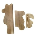 thumbnail image 2 of 3 Pcs Wall Shelves Floating Shelves Wall Display Shelf Wooden for Bedroom Living Room Office Decor, 2 of 9