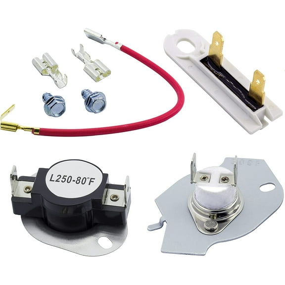 Scaroo 279816 Dryer Thermal Cut-off Kit & 3392519 Dryer Thermal Fuse Compatible With Whirlpool