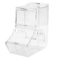 thumbnail image 2 of Hamster Rabbit Hedgehog Food Dispenser Acrylic Clear Automatic Feeder Pet Supply, 2 of 10