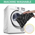 thumbnail image 6 of Math Equations Algebra Black Pattern Square Tablecloth,Waterproof Square Table Cover,Wipeable Spillproof Washable Table Cover for Home Kitchen Party Decor 52"x52"(132x132cm), 6 of 6