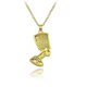 thumbnail image 3 of Collar de la reina egipcia Nefertiti, unisex, color dorado, collares africanos para mujer, joyería de acero inoxidable, regalo del mes de la historia negra - E184-gold-Product co E184-gold, 3 of 4