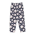 thumbnail image 4 of Xecao Cute Basebal Women's Straight Lounge Pajama Pants: The Epitome of Relaxed Sleepwear, 4 of 9