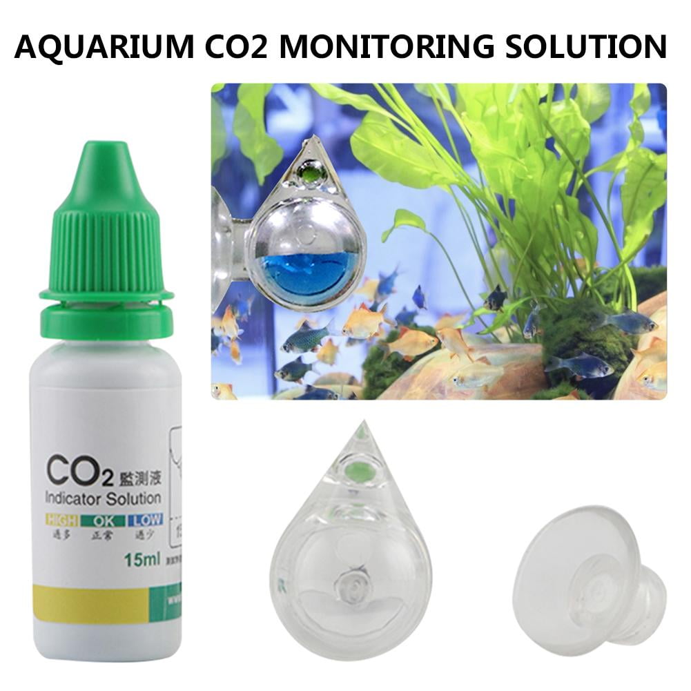 ankishi CO2 Tester Aquarium CO2 Monitoring Liquid Water Tank Test