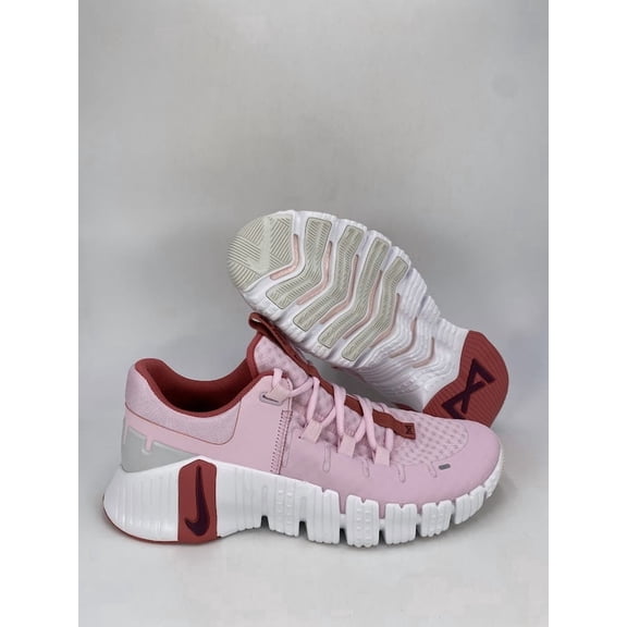 Nike W Free Metcon 5 Pink Foam Dark Team Red Adobe (DV3950 603) Women's Size 11