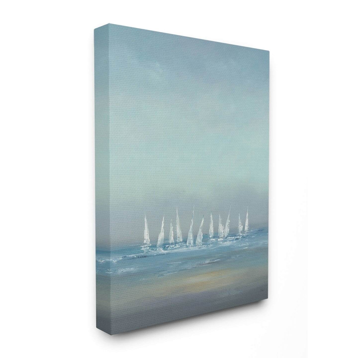 The Stupell Home Decor Collection The Regatta Abstract Seascape Wall Art