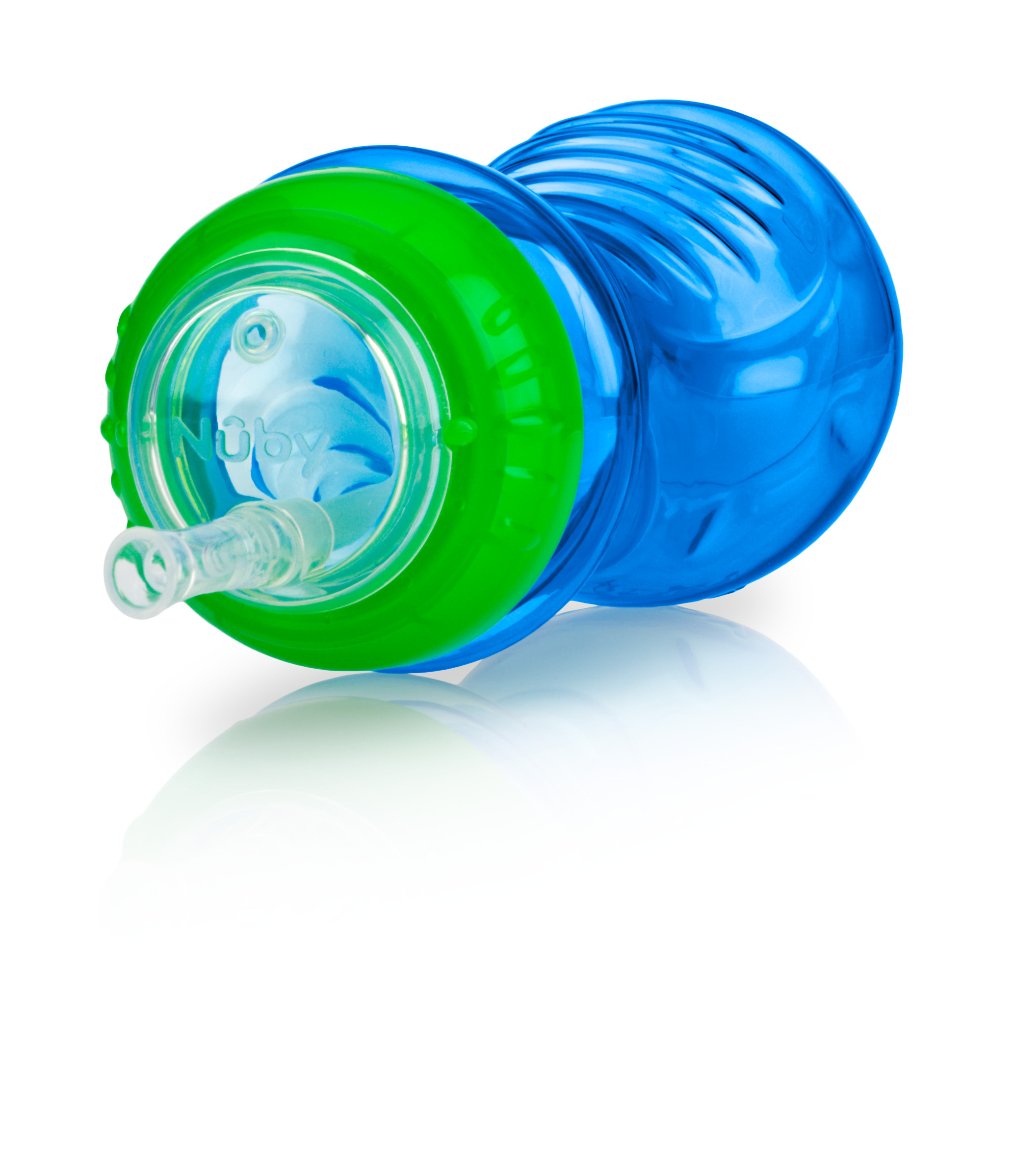 Nuby Easy Grip Soft Straw Sippy Cup, 10oz, 3-Pack photo 4