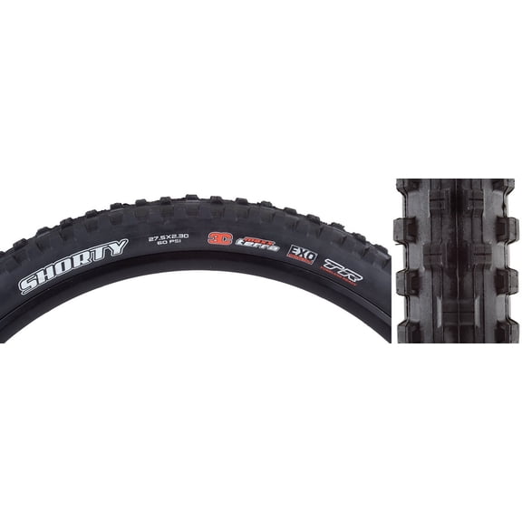 Maxxis Shorty Triple Compound EXO Tubeless Ready Folding Mountain Bicycle Tire
