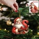 thumbnail image 1 of Adorno Navideño Plano con Letras 2D para Colgar En El Árbol y El Coche, 1 of 2