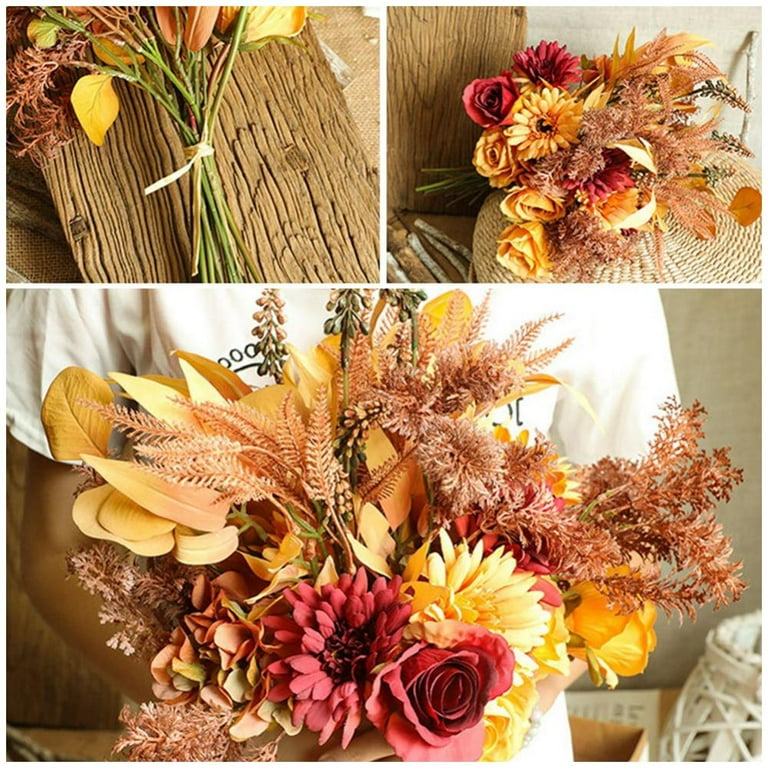 Artificial on sale flowers autumn