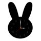 thumbnail image 2 of Reloj de pared de conejo, relojes decorativos para paredes, reloj de pared silencioso, reloj de pared para niños negro, 2 of 9