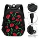 thumbnail image 3 of Balery Cherry Mochila con carga USB para hombre y mujer - Mochila impermeable y antirrobo para portátil con puerto USB para viajes, trabajo, estudios y universidad, 3 of 7