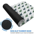 thumbnail image 6 of Long Mouse Pads for Desk,Green Blue Dinosaurs Pattern Desk Mats on Top Of Desks, Desk Mouse Pad Extra Large with 3mm Non-Slip Base and Stitched Edge for Gaming,Office,Work,Home 47.3"x23.6", 6 of 6