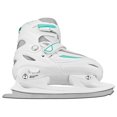 thumbnail image 3 of Patines de hielo ajustables Lake Placid Summit para niña, blanco y menta, 3 of 5