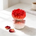 thumbnail image 2 of TIELUTT 12 Piece Rose Shaped Fruit Fork with Table Runners 36 Inches with Place Mats Plate Mat Set Kitchen Table Set for 4 under 100 Small round Dining Room Table Set round Dining Set Table and 4 Cha, 2 of 5