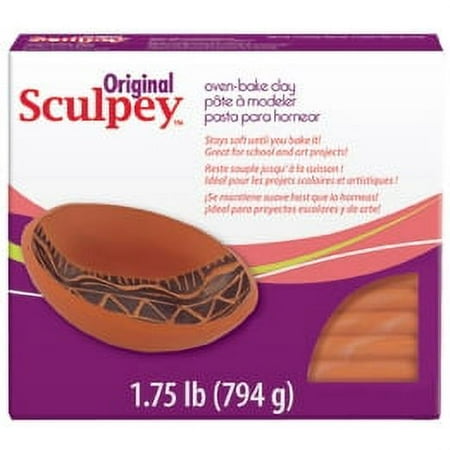 Original Sculpey Oven-Bake Clay, 1.75 lb., Terra-Cotta