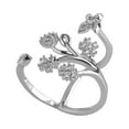 thumbnail image 2 of TopLLC Rings Leaf Flower Diamond Latest Ladies' Trend Hand ring, 2 of 2