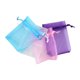 thumbnail image 1 of 40 unids Bolsas de regalo de Organza Transparente Bolsos de dulces lindos Bolsas de lazo de la joyería para la boda Aniversario de cumpleaños, 1 of 7
