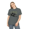 thumbnail image 2 of Truck Driver Camo American Flag Distressed Style Trucker T-Shirt, 2 of 4