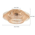 thumbnail image 7 of Ceiling Fan with Cage Design, 5 Blades, LED Bulb Compatible, 6-Speed Wind Control, Remote and Timer Features for Year-Round Comfort, 7 of 7