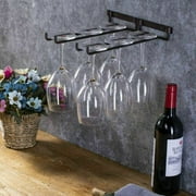 Metal Stemware Wine Glass Rack Shelf Holder Wallmounted 2Pack