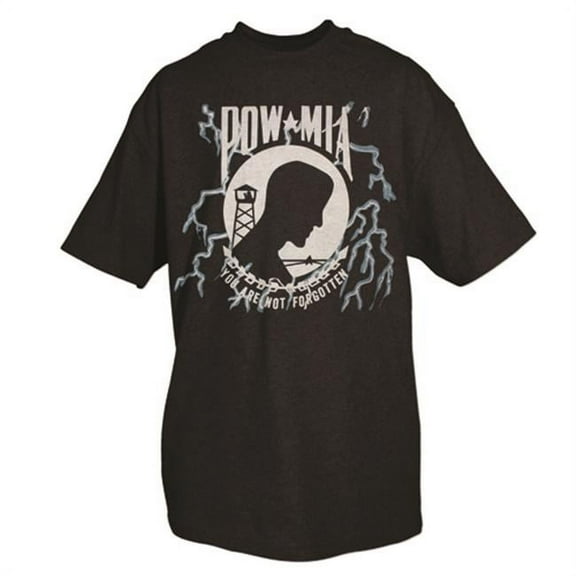 Fox Outdoor Themed One-Sided Imprinted T-Shirts - Black - Large