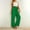 Green, variant on Viadha Wide Leg Pants Loose Casual and Comfortable Solid Color Flower Bud Waist Strap Pants