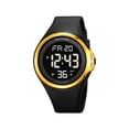 thumbnail image 2 of Reloj digital para estudiantes: reloj de pulsera deportivo resistente al agua para exteriores con alarma, cronómetro y pantalla luminosa para correr, hacer senderismo y para uso diario., 2 of 6