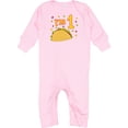 thumbnail image 2 of Inktastic I'm One Taco Birthday Party Baby Romper Coveralls, 2 of 4