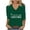 Green, variant on biudgviw Christmas Shirts for Women Lightweight Print V Neck Tunic Tops Comfy Soft 3/4 Sleeve Tee Shirts Gift for Women
