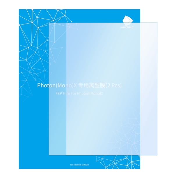 Anycubic Película profesional fotopolimerizable FEP 260 x 175 mm de alta transmitancia resistente al Abanopi MONO X