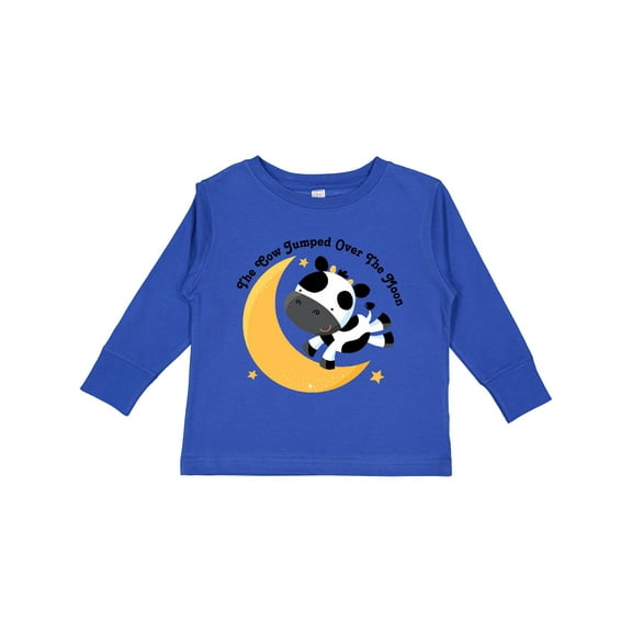 Inktastic Cow Jumped over the Moon Boys or Girls Long Sleeve Toddler T-Shirt