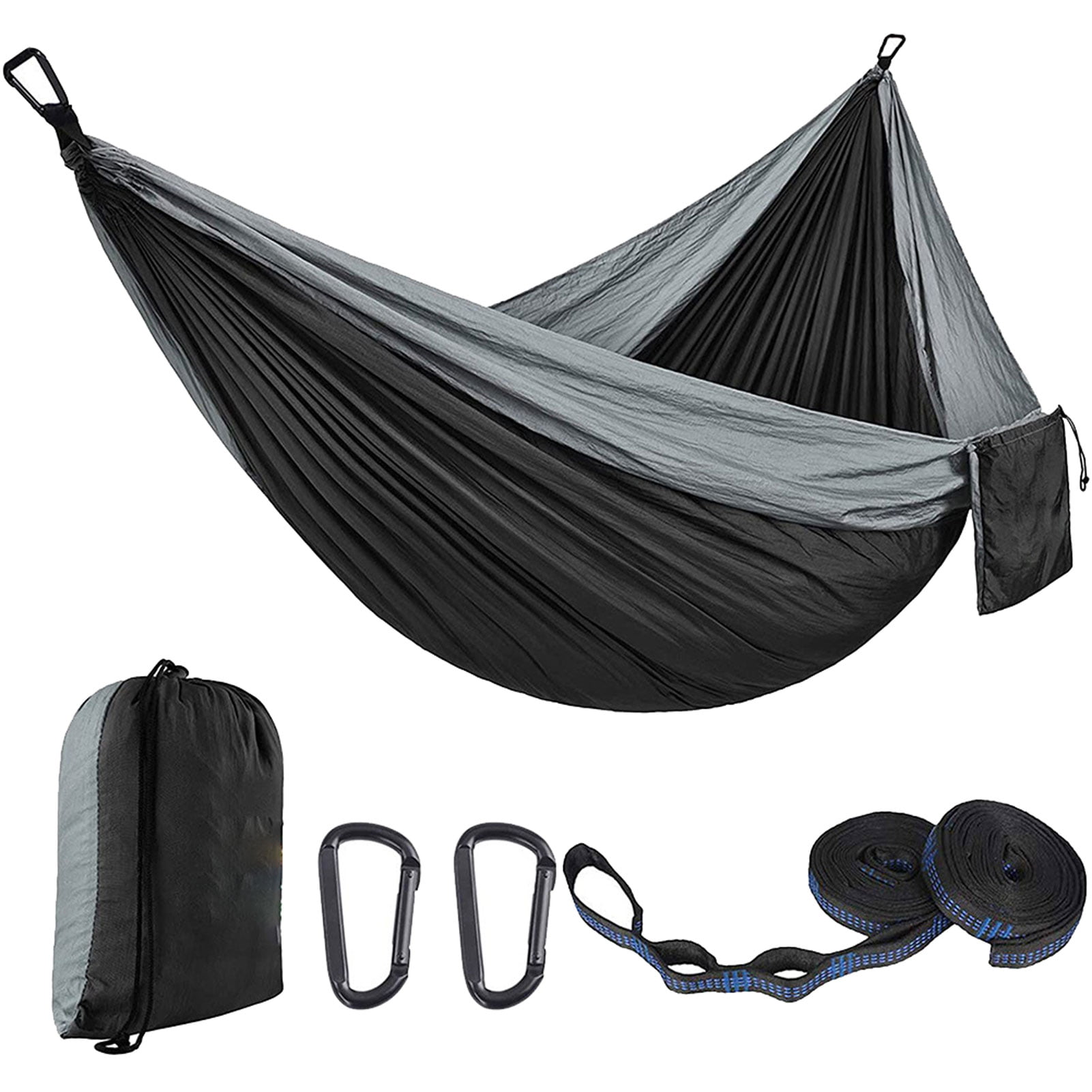 1-2 Person Hammock Canvas Fabric 600lb Air Hanging Swinging Outdoor Camping USA 