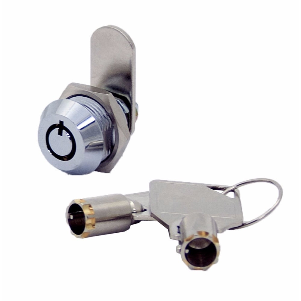 Tubular Cam Lock With 1/2" Cylinder, Keyed Alike 5 Pack