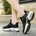 thumbnail image 4 of Air Cushion Running Shoes for Women Breathable Lace up Non Slip Work Walking Women's Fashion Sneakers, 4 of 8