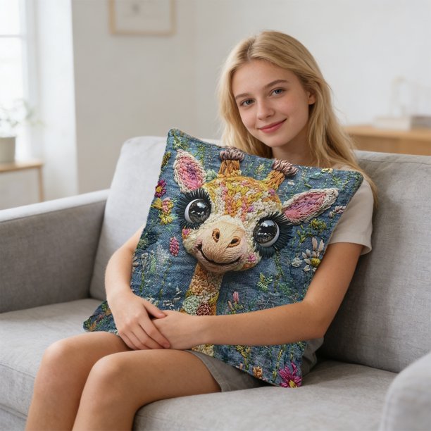 Animals-Print Cushion Covers Soft Sofa Pillows For Home And Bedroom Decor