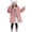 Pink, variant on Vedolay Girl's 2023 Jackets Girl's Winter Puffer Coat with Pockets and Hood,Pink 6-7 Years