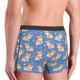 thumbnail image 3 of Goofa Corgi Printed Men's Boxer Briefs Underwear, Moisture-Wicking Underwear, Trunk,Soft and Breathable Cotton Underwear-XX-Large, 3 of 9
