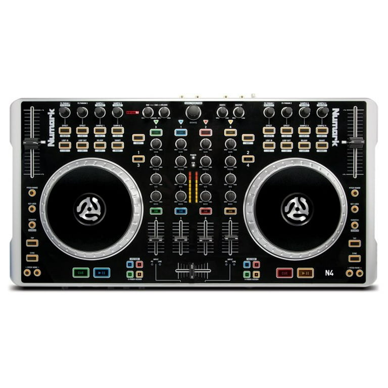 Alesis N4 4-Channel DJ Controller with Mixer - Walmart.com
