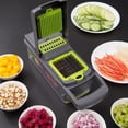 thumbnail image 3 of Toystoory Kit de rebanador de verduras multifuncional, rallador de patatas, ensalada, cortador de frutas, picador, utensilios de cocina Cocina y Comedor, 3 of 6