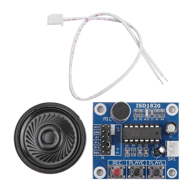 Módulo de grabadora de grabación de voz ISD1820 con altavoz de audio de sonido de micrófono