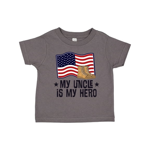 Inktastic My Uncle is My Hero Military Nephew Boys or Girls Toddler T-Shirt