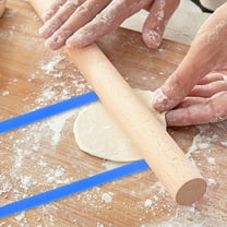 LABRIMP 6Pcs Baking Ruler for Baking Scenarios Multi Color Silicone Thickness Control