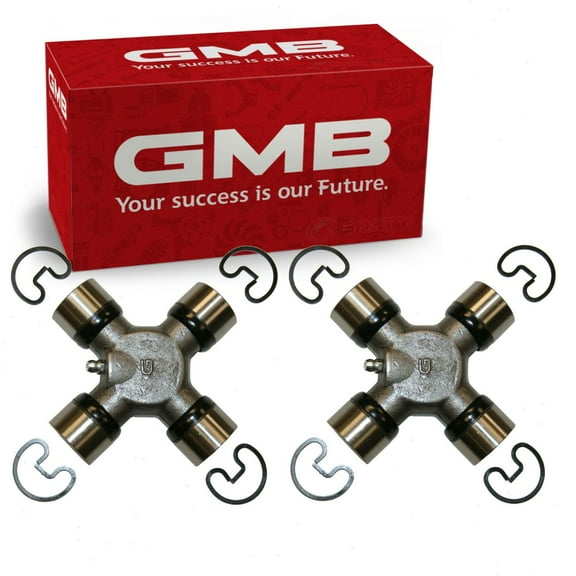 2 pc GMB Rear Shaft All Universal Joints compatible with Chevrolet Silverado 1500 2014-2019