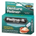 RelineIt Advanced Denture Reliner Kit for Upper & Lower Dentures, Easy