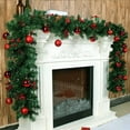 Christmas decorations ☃ 10 FT Christmas Garland Indoor or Outdoor Decorations NonLit Soft