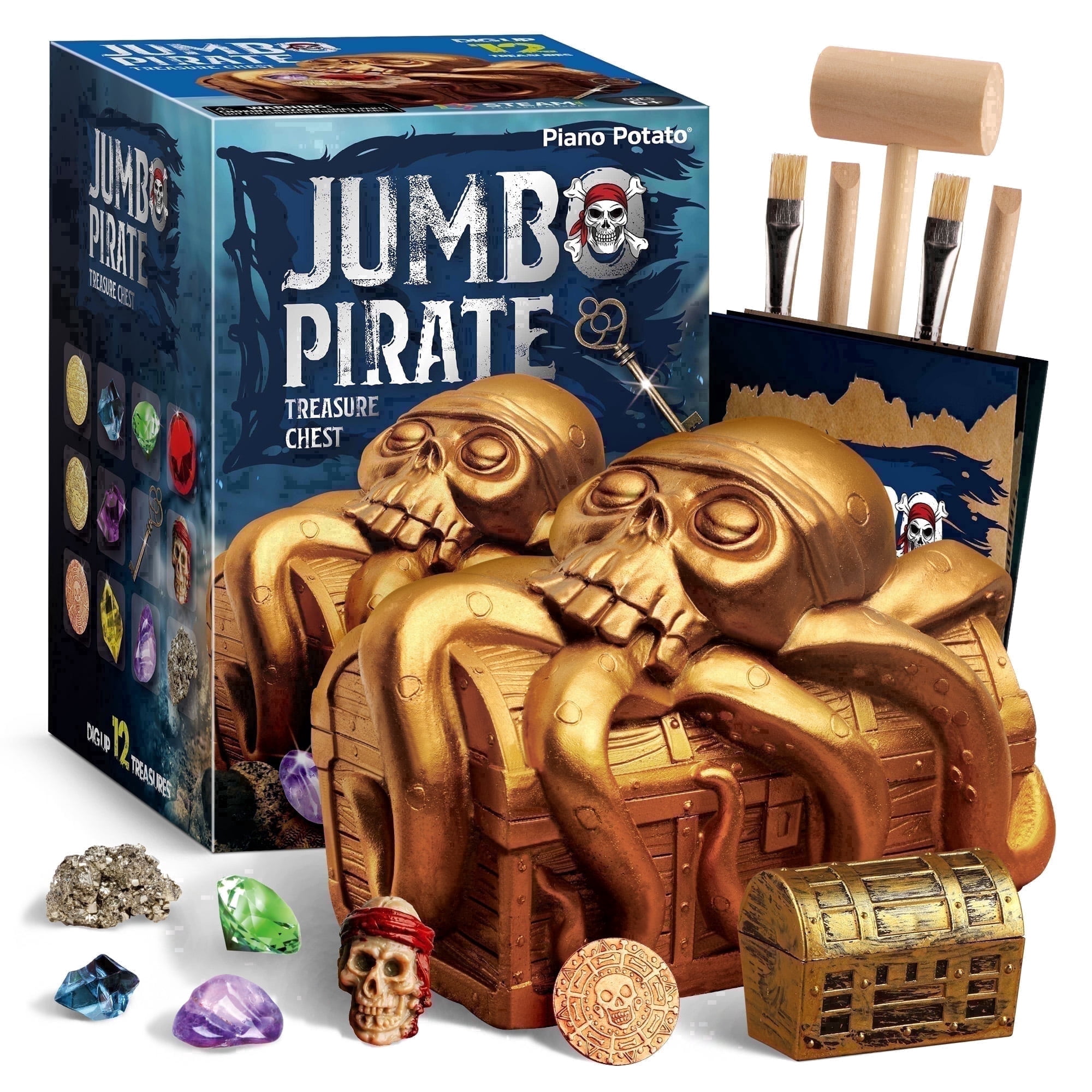 つぼみ製真鍮キット組　ED17　(13mm)難有り品 Piano Potato Jumbo Pyramids Dig Kit, Ancient Egyptian Excavation