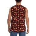 thumbnail image 4 of Fotbe fall Maple leaf Men's Camiseta sin Mangas Estampada para Hombres, Playera Casual para Gimnasio, Entrenamiento, Playa-Large, 4 of 7