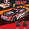 thumbnail image 6 of Lilian&Gema 1:24 Scale RC Drift Car, 4WD Remote Control Car for Kids Adults, 20KM/H High Speed Racing Vehicle with 2 Batteries, RC Cars Racing Sport Toy for Boys Girls, Red, 6 of 10